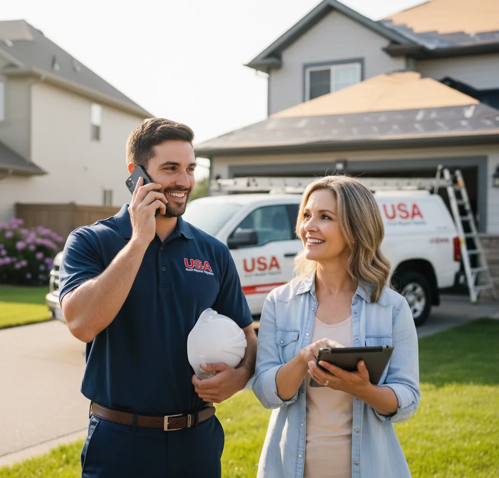 USA Roof Repair Experts customer support in Claxton